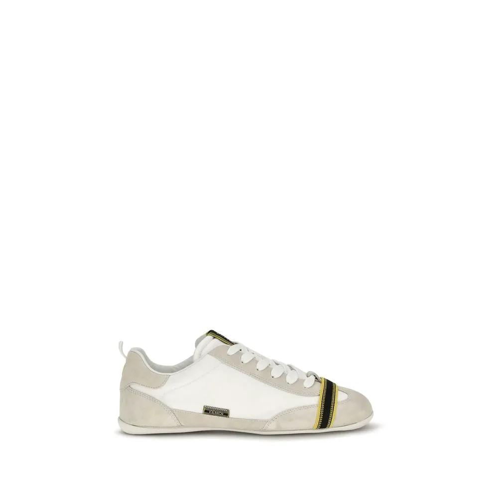 Fendi Sample Sale | Fendi Gray Fabric Athletic Sneakers - | Designer outlet