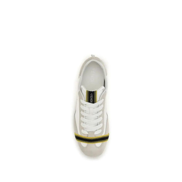 Fendi Sample Sale | Fendi Gray Fabric Athletic Sneakers - | Designer outlet
