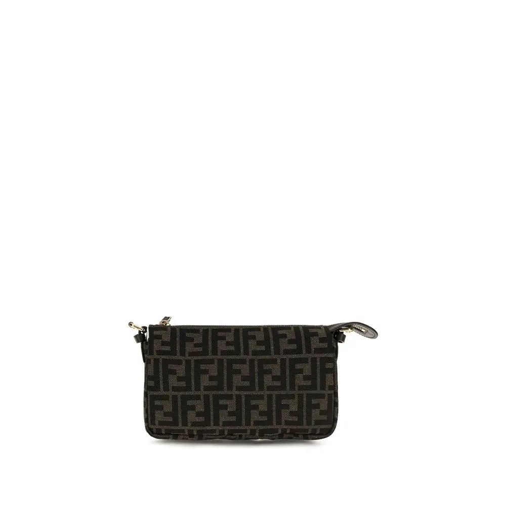 Fendi Sample Sale | Fendi Brown Polyester Shoulder Bag - | Designer outlet