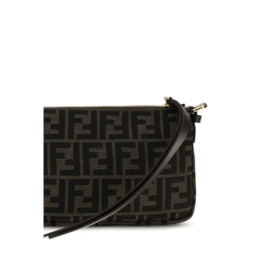 Fendi Sample Sale | Fendi Brown Polyester Shoulder Bag - | Designer outlet