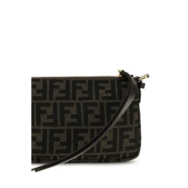 Fendi Sample Sale | Fendi Brown Polyester Shoulder Bag - | Designer outlet