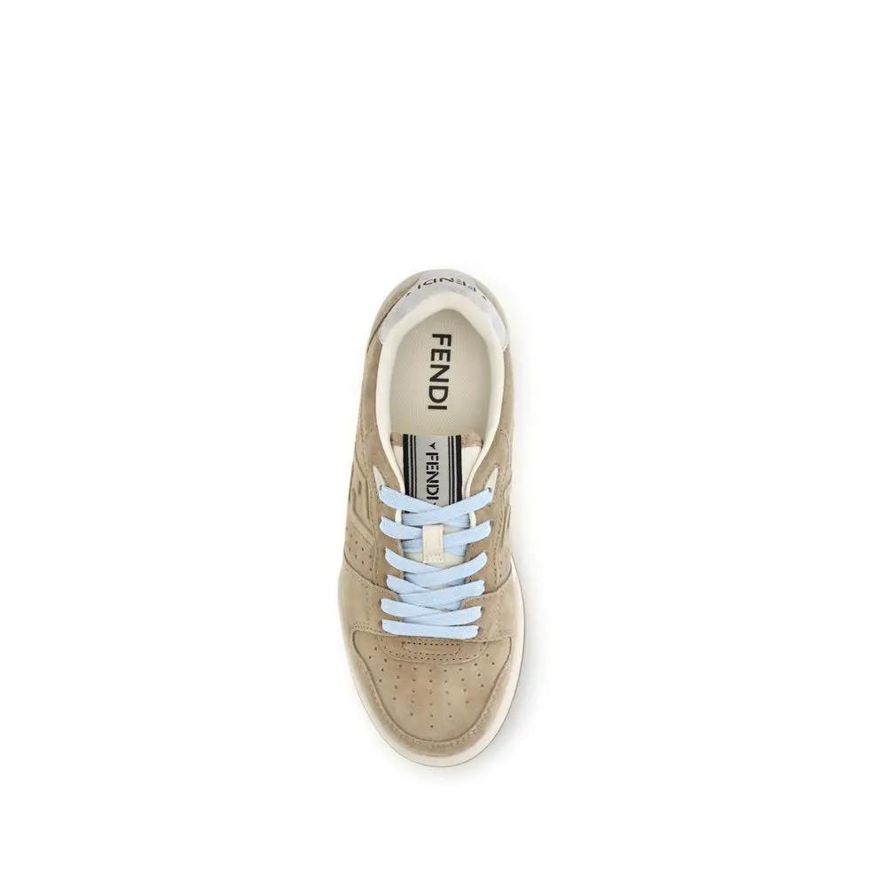 Fendi Sample Sale | Fendi Beige Rubber Sneakers - | Designer outlet