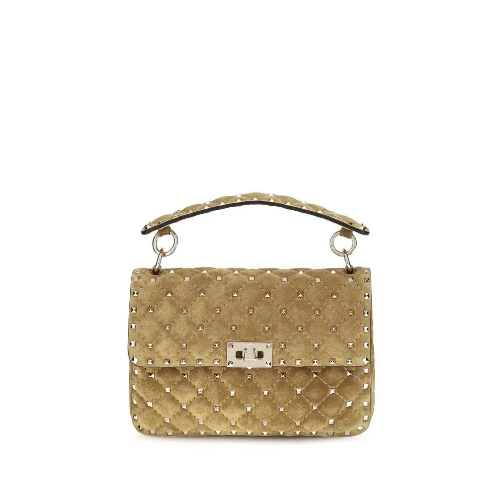 Valentino Garavani Sample Sale | Valentino Garavani Beige Calf Leather Bos Taurus Shoulder Bag - | Designer outlet