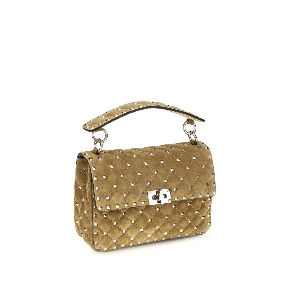 Valentino Garavani Sample Sale | Valentino Garavani Beige Calf Leather Bos Taurus Shoulder Bag - | Designer outlet