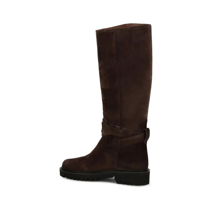 Valentino Garavani Sample Sale | Valentino Garavani Brown Suede Leather Boots - | Designer outlet