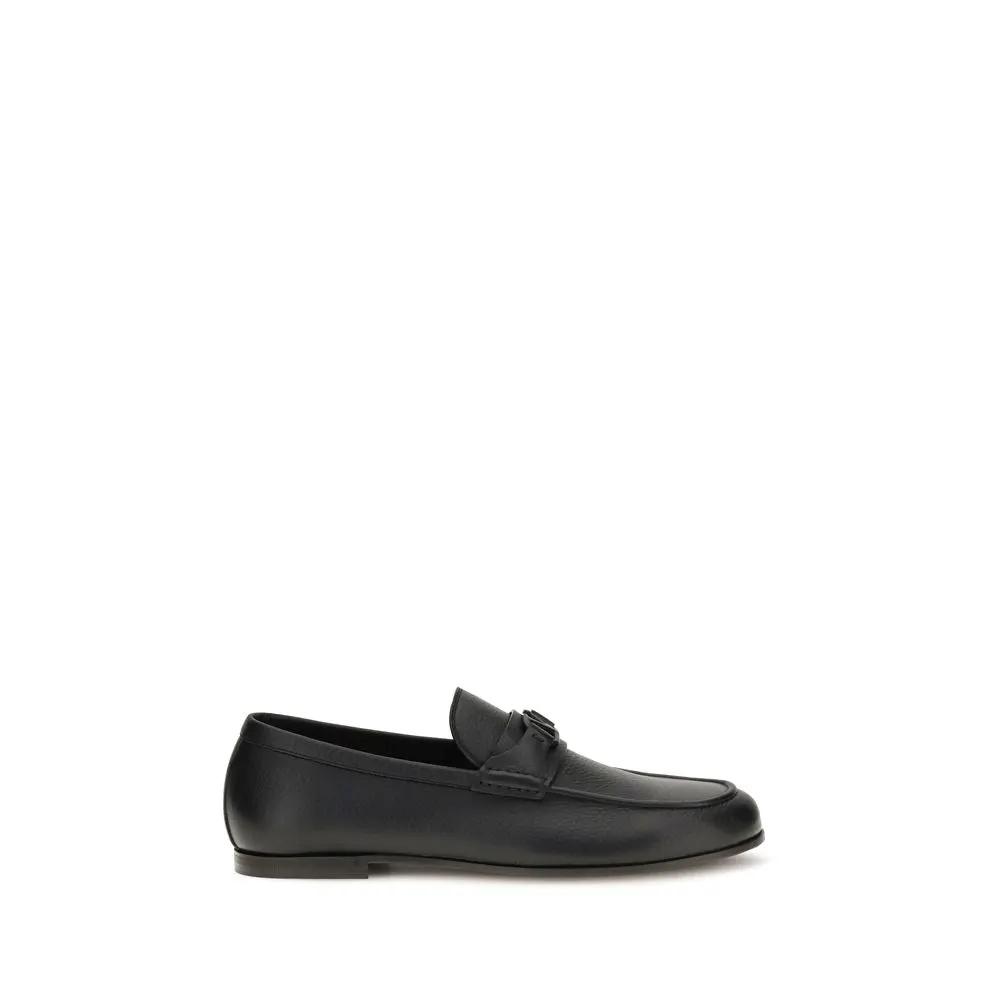 Valentino Garavani Sample Sale | Valentino Garavani Black Deer Slip-On Loafers - | Designer outlet