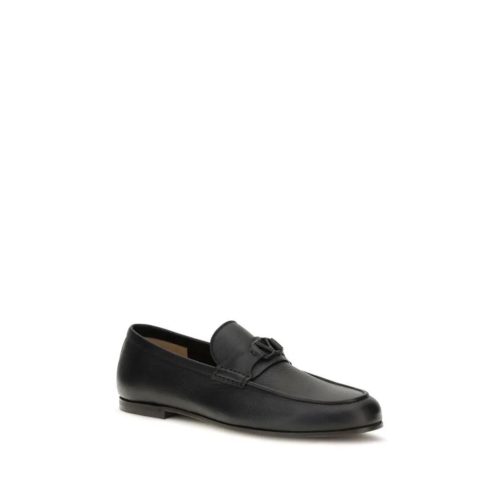 Valentino Garavani Sample Sale | Valentino Garavani Black Deer Slip-On Loafers - | Designer outlet
