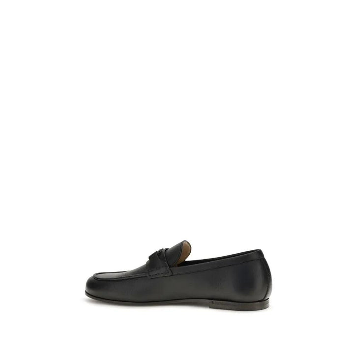 Valentino Garavani Sample Sale | Valentino Garavani Black Deer Slip-On Loafers - | Designer outlet