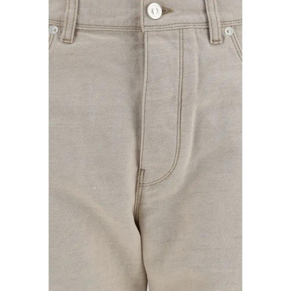 Fendi Sample Sale | Fendi Beige Cotton Jeans Denim - | Designer outlet