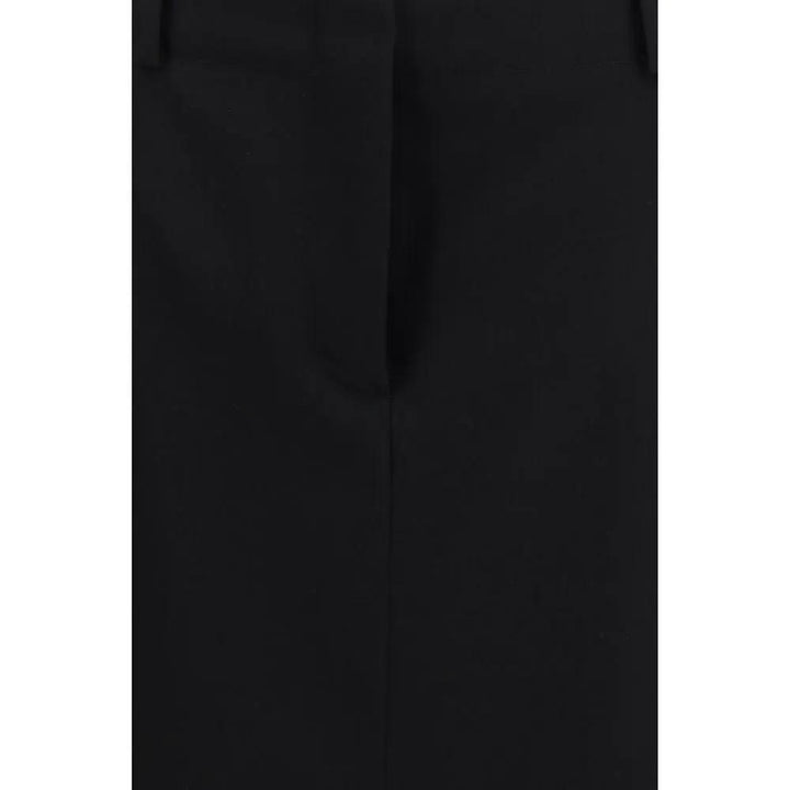 Fendi Sample Sale | Fendi Black Wool Oves Aries Midi Skirt - | Designer outlet