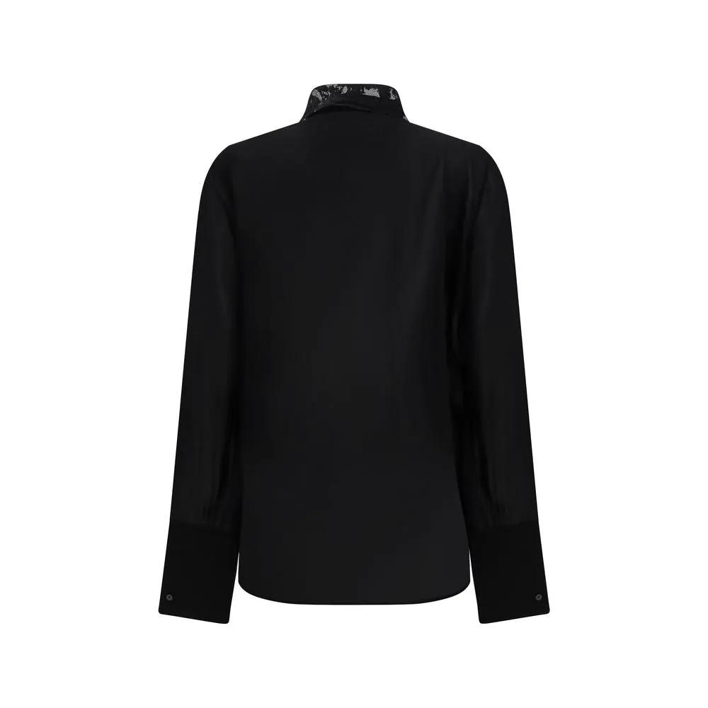 Fendi Sample Sale | Fendi Black Silk Blouse - | Designer outlet