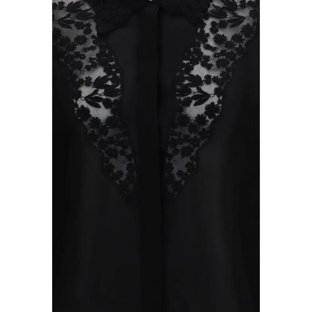 Fendi Sample Sale | Fendi Black Silk Blouse - | Designer outlet