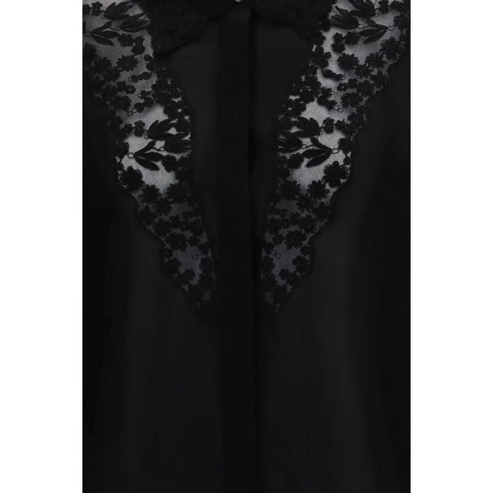Fendi Sample Sale | Fendi Black Silk Blouse - | Designer outlet