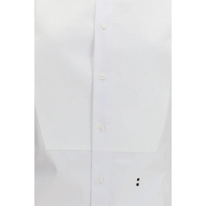 Fendi Sample Sale | Fendi White Cotton Dress Shirt - | Designer outlet
