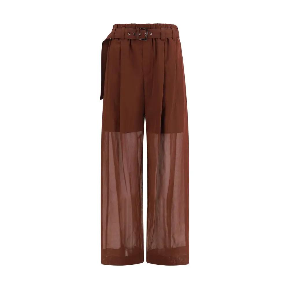 Brunello Cucinelli Sample Sale | Brunello Cucinelli Brown Cotton Casual Pants - | Designer outlet