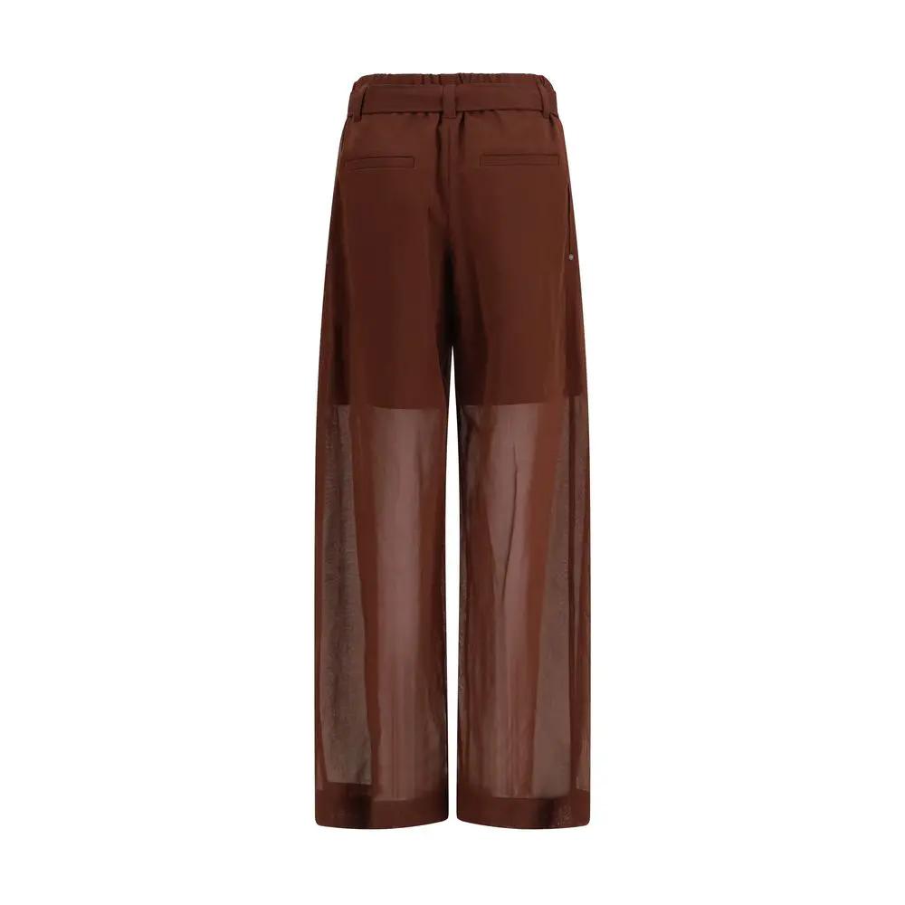 Brunello Cucinelli Sample Sale | Brunello Cucinelli Brown Cotton Casual Pants - | Designer outlet