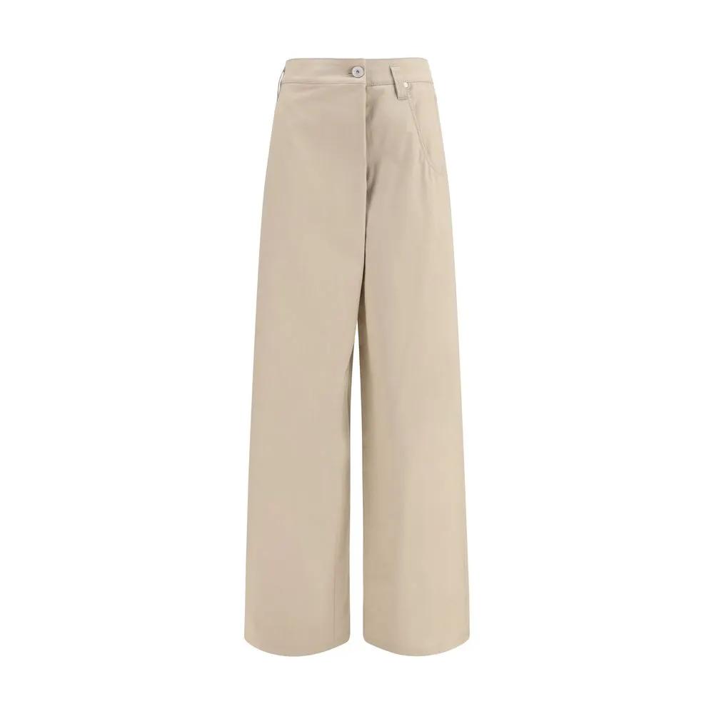 Brunello Cucinelli Sample Sale | Brunello Cucinelli Beige Cotton Casual Pants - | Designer outlet