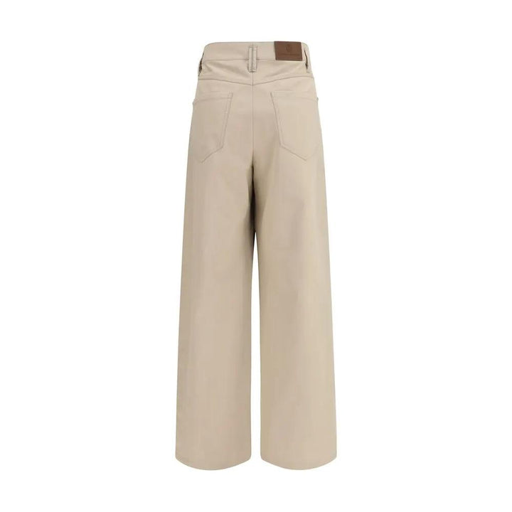 Brunello Cucinelli Sample Sale | Brunello Cucinelli Beige Cotton Casual Pants - | Designer outlet