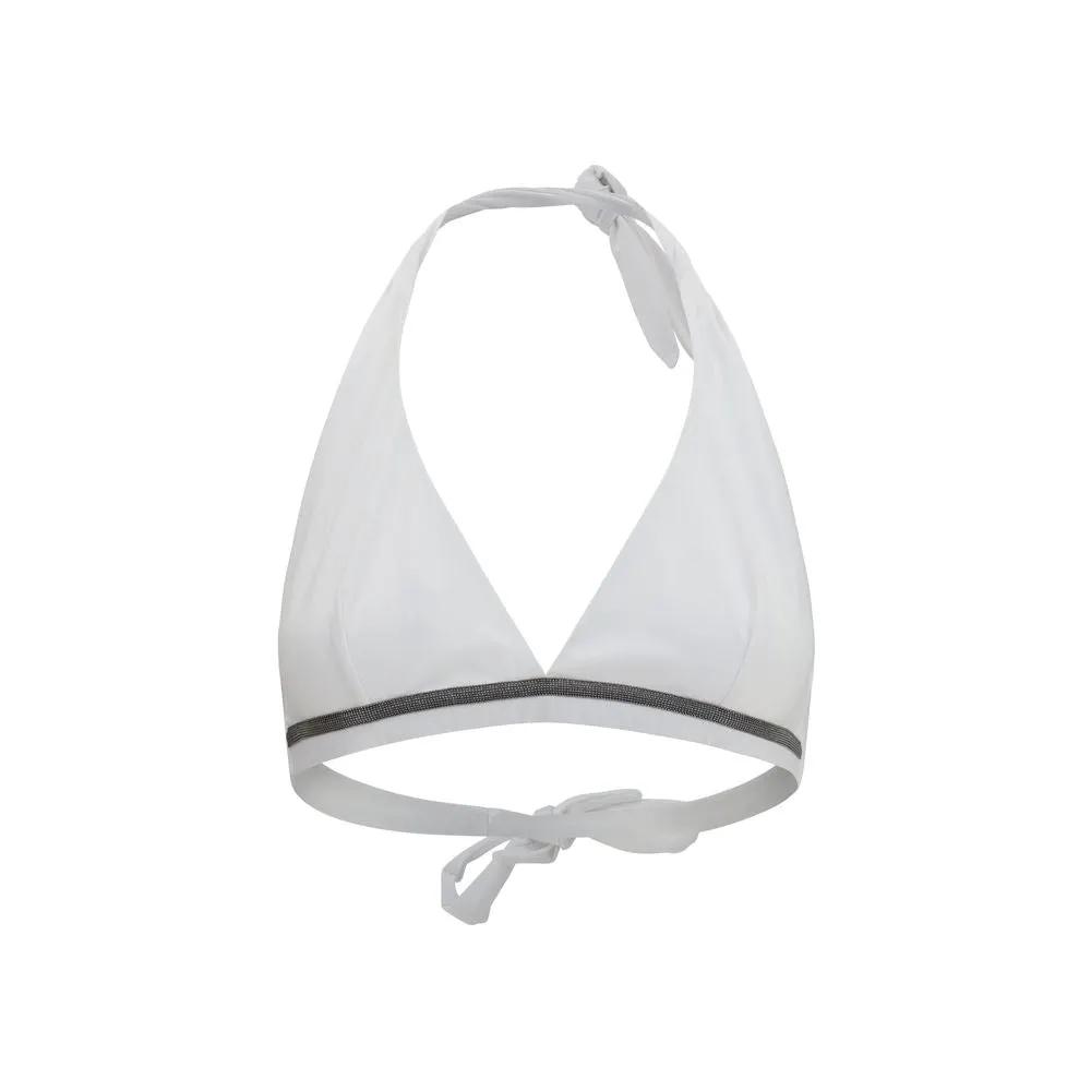 Brunello Cucinelli Sample Sale | Brunello Cucinelli White Polyamide Bikini - | Designer outlet