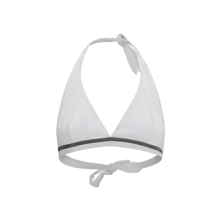 Brunello Cucinelli Sample Sale | Brunello Cucinelli White Polyamide Bikini - | Designer outlet