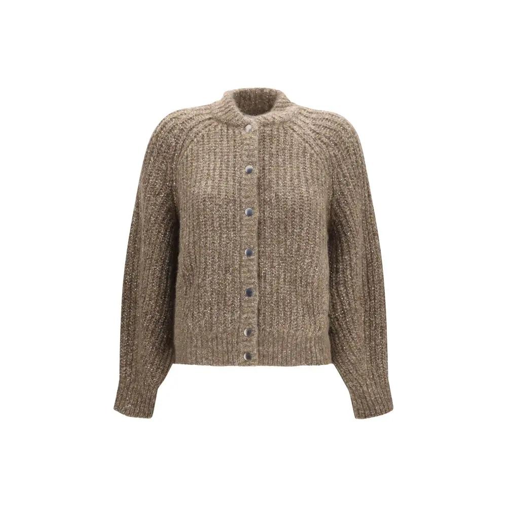 Brunello Cucinelli Sample Sale | Brunello Cucinelli Brown Cashmere Cardigan - | Designer outlet