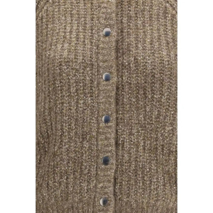 Brunello Cucinelli Sample Sale | Brunello Cucinelli Brown Cashmere Cardigan - | Designer outlet