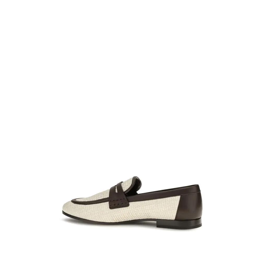 Brunello Cucinelli Sample Sale | Brunello Cucinelli Beige Polyamide Slip-On Loafers - | Designer outlet