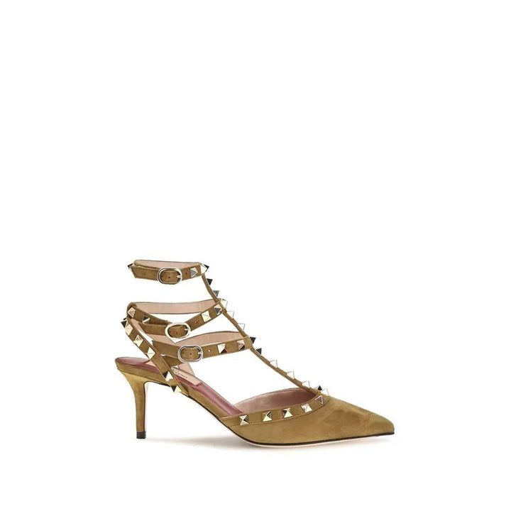 Valentino Garavani Sample Sale | Valentino Garavani Beige Suede Leather Pumps - | Designer outlet