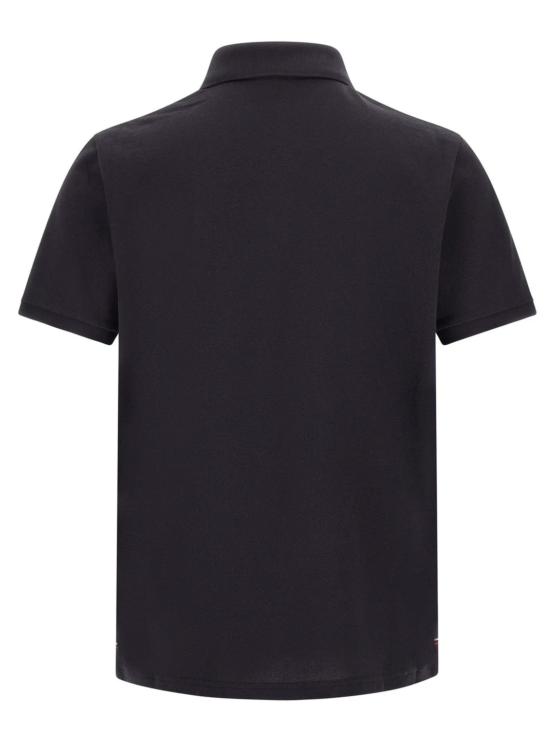 Moncler Sample Sale | Moncler Blue Cotton Polo Shirt - | Designer outlet