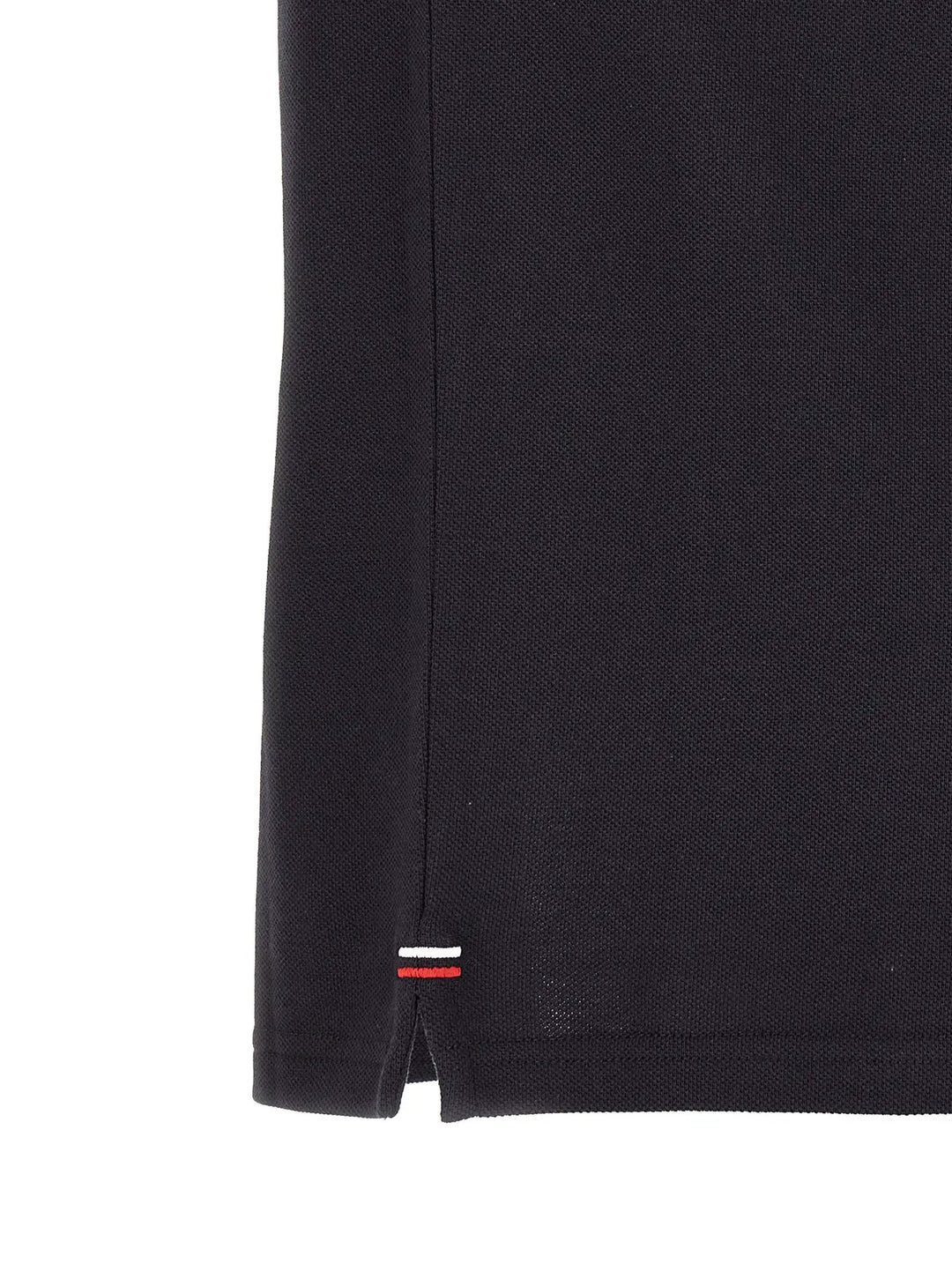 Moncler Sample Sale | Moncler Blue Cotton Polo Shirt - | Designer outlet
