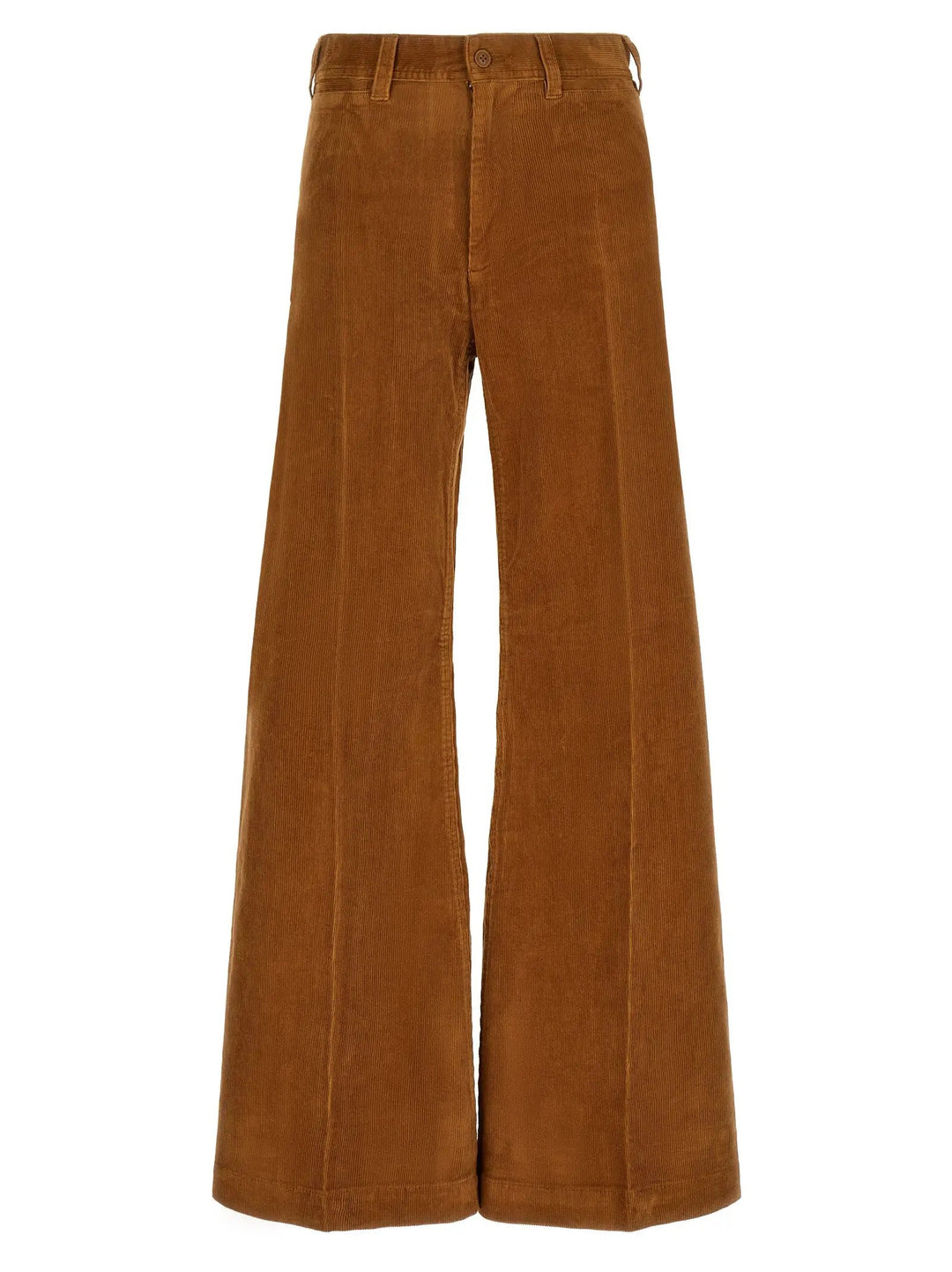 Polo Ralph Lauren Sample Sale | Polo Ralph Lauren Brown Cotton Flared Pants - | Designer outlet