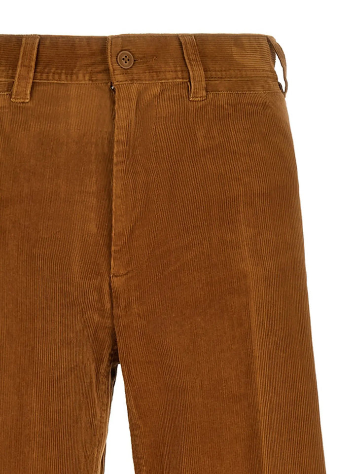 Polo Ralph Lauren Sample Sale | Polo Ralph Lauren Brown Cotton Flared Pants - | Designer outlet