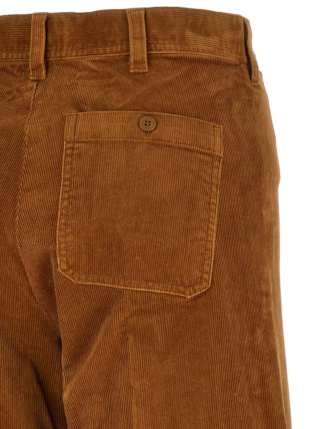 Polo Ralph Lauren Sample Sale | Polo Ralph Lauren Brown Cotton Flared Pants - | Designer outlet