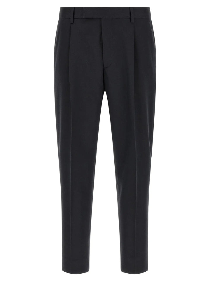 ZEGNA Sample Sale | ZEGNA Blue Cotton Dress Pants - | Designer outlet