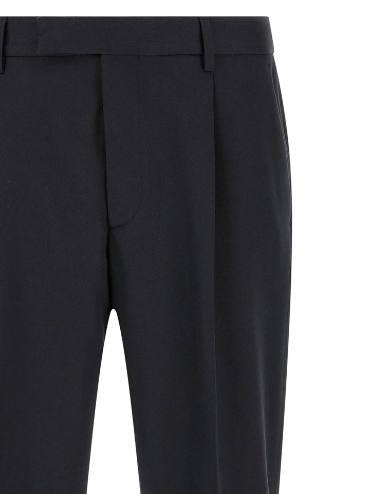 ZEGNA Sample Sale | ZEGNA Blue Cotton Dress Pants - | Designer outlet