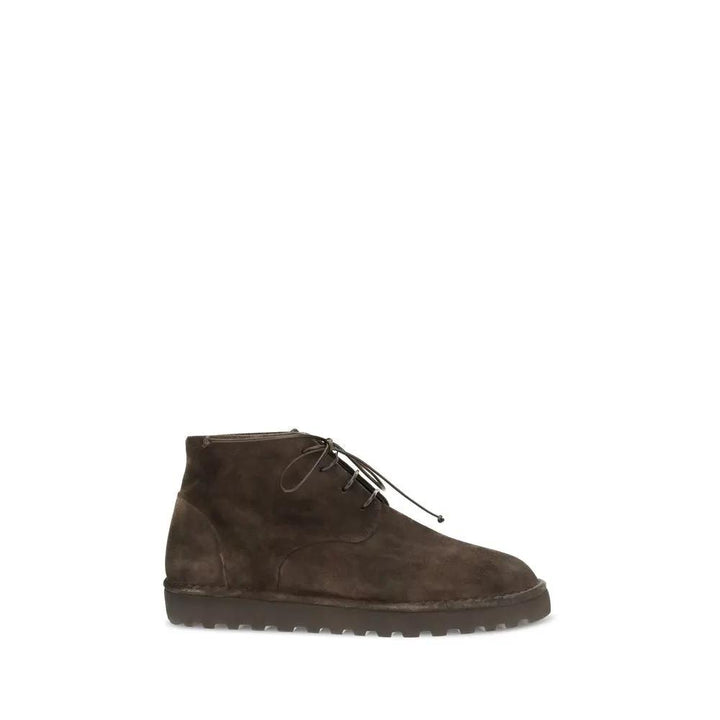 Marsell Sample Sale | Marsell Brown Suede Leather Lace-Up Boots - | Designer outlet