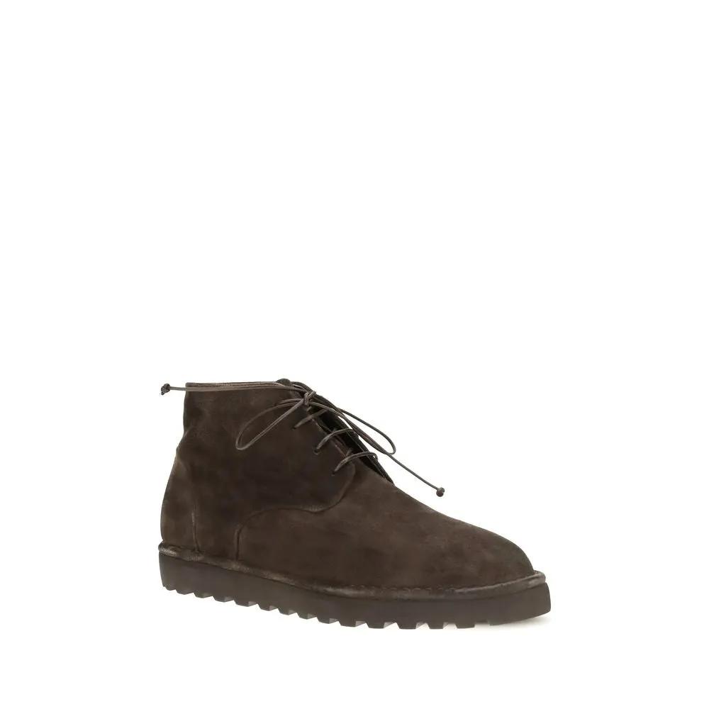 Marsell Sample Sale | Marsell Brown Suede Leather Lace-Up Boots - | Designer outlet