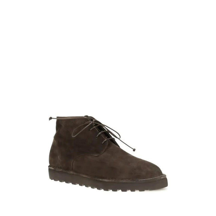 Marsell Sample Sale | Marsell Brown Suede Leather Lace-Up Boots - | Designer outlet
