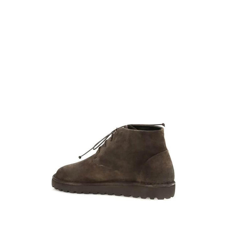 Marsell Sample Sale | Marsell Brown Suede Leather Lace-Up Boots - | Designer outlet
