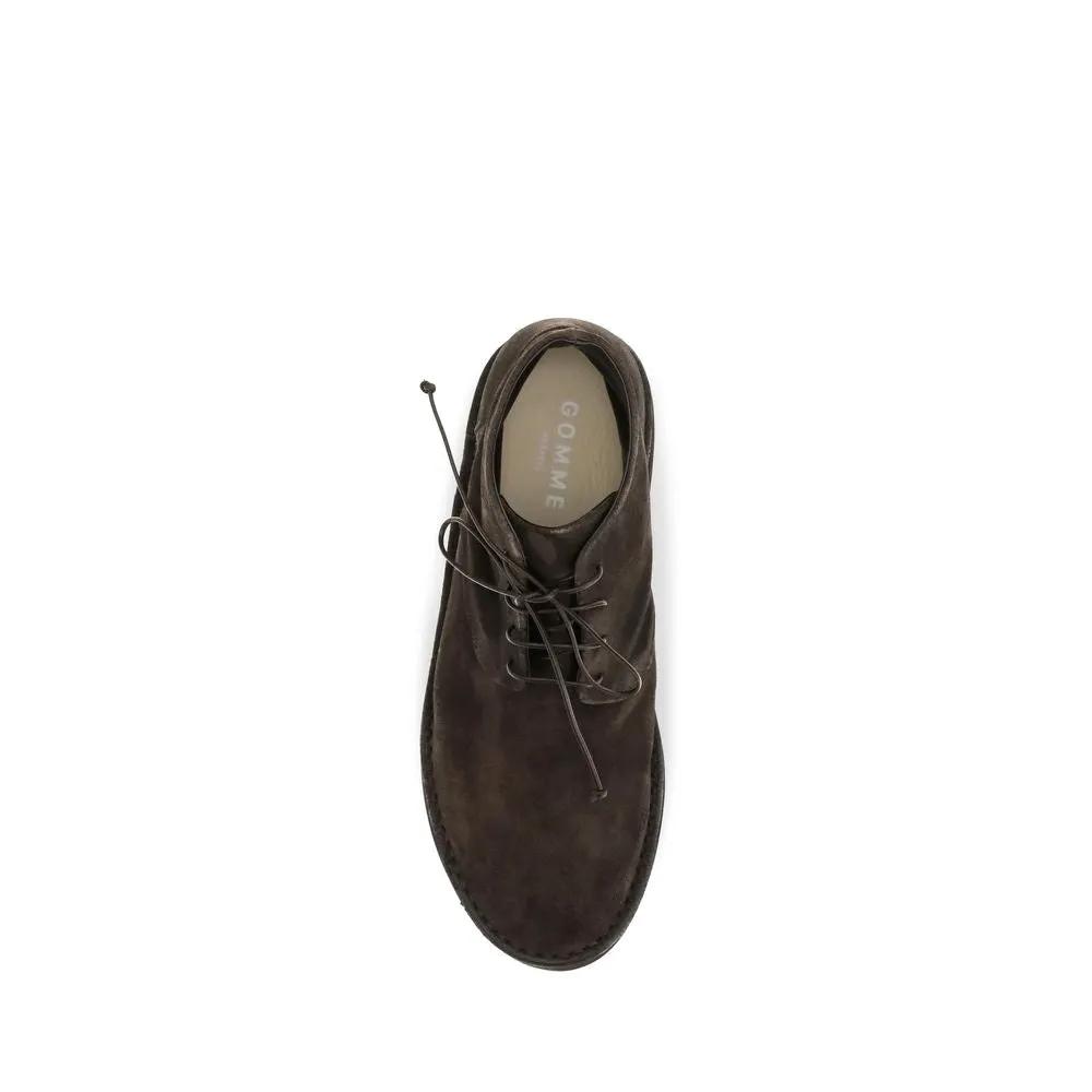 Marsell Sample Sale | Marsell Brown Suede Leather Lace-Up Boots - | Designer outlet