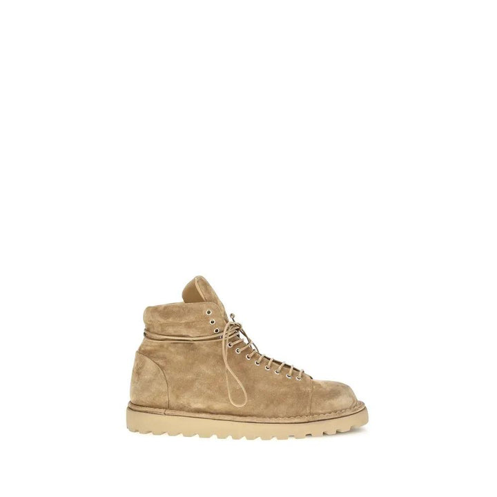 Marsell Sample Sale | Marsell Beige Suede Leather Lace-Up Boots - | Designer outlet