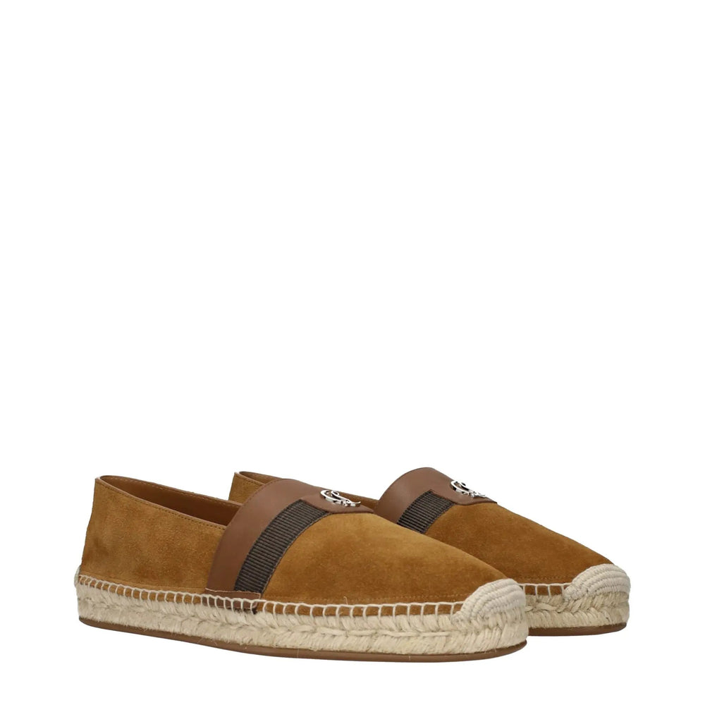 Christian Louboutin Sample Sale | Christian Louboutin Brown Leather Espadrilles - | Designer outlet