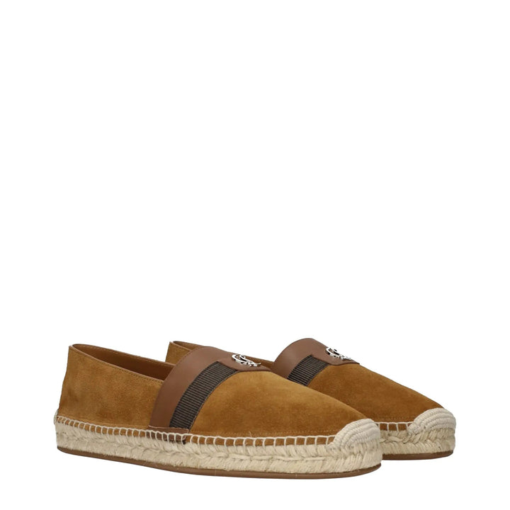 Christian Louboutin Sample Sale | Christian Louboutin Brown Leather Espadrilles - | Designer outlet
