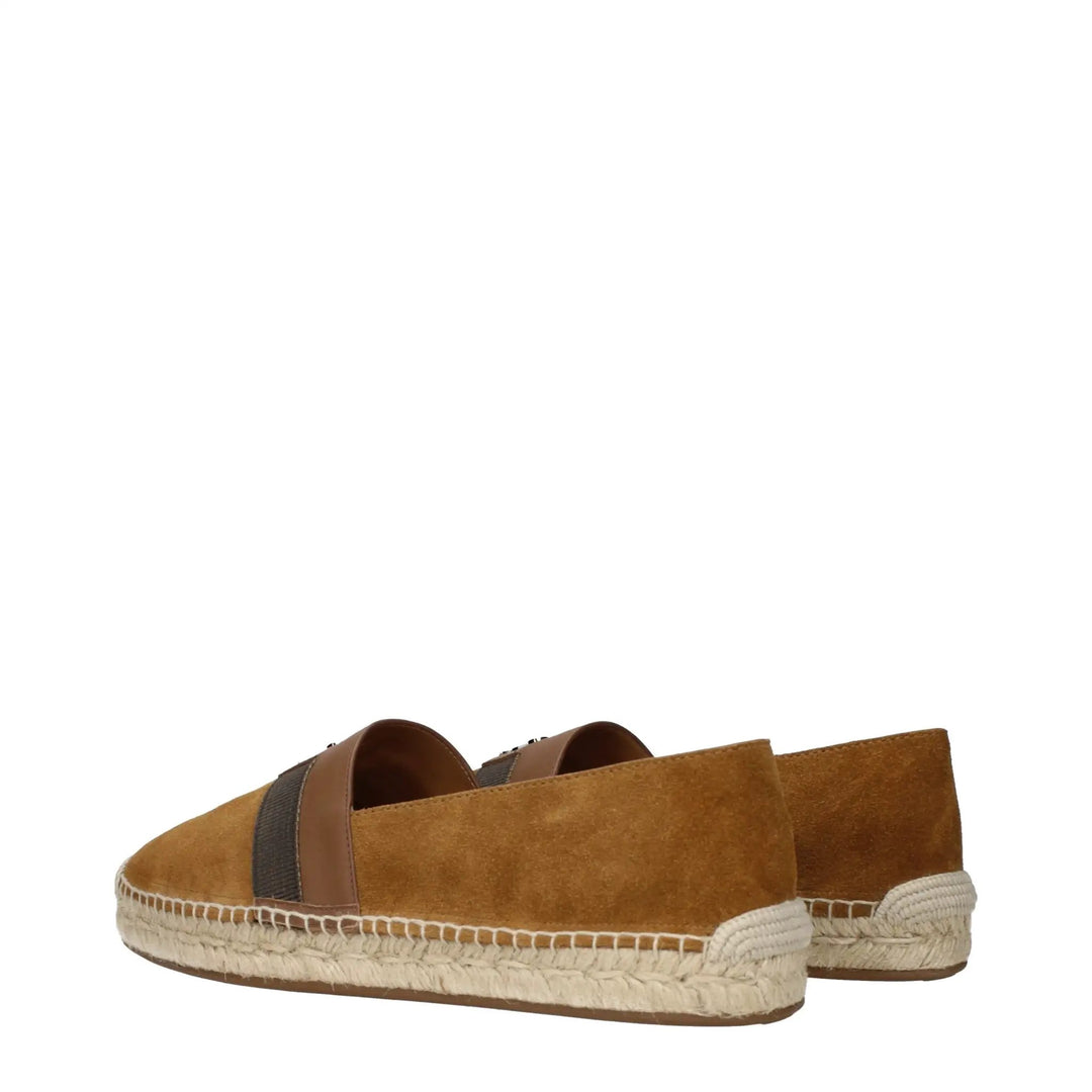 Christian Louboutin Sample Sale | Christian Louboutin Brown Leather Espadrilles - | Designer outlet