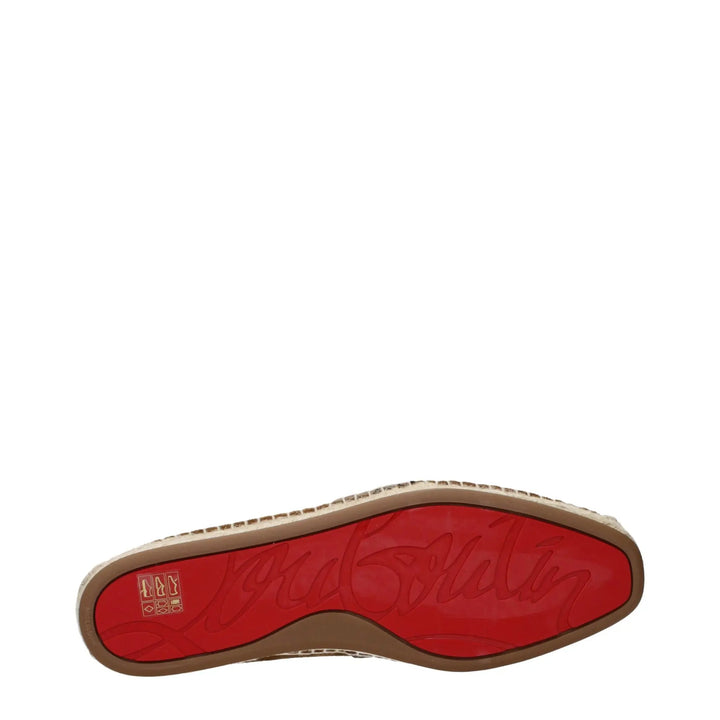 Christian Louboutin Sample Sale | Christian Louboutin Brown Leather Espadrilles - | Designer outlet