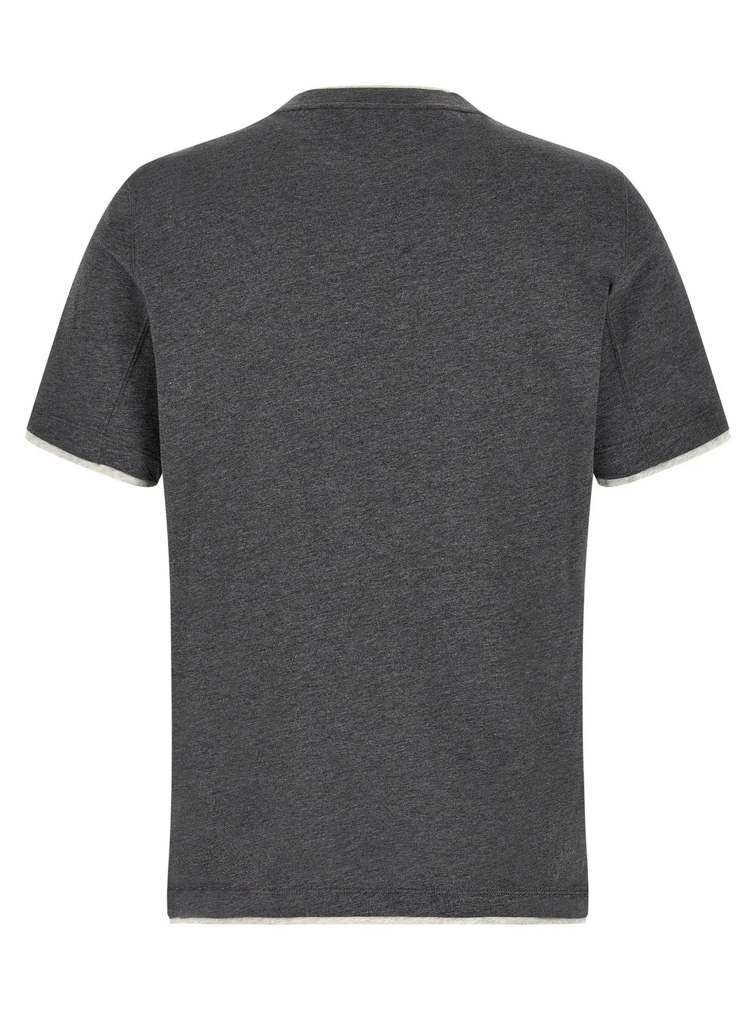 Brunello Cucinelli Sample Sale | Brunello Cucinelli Gray Cotton T-Shirt - | Designer outlet