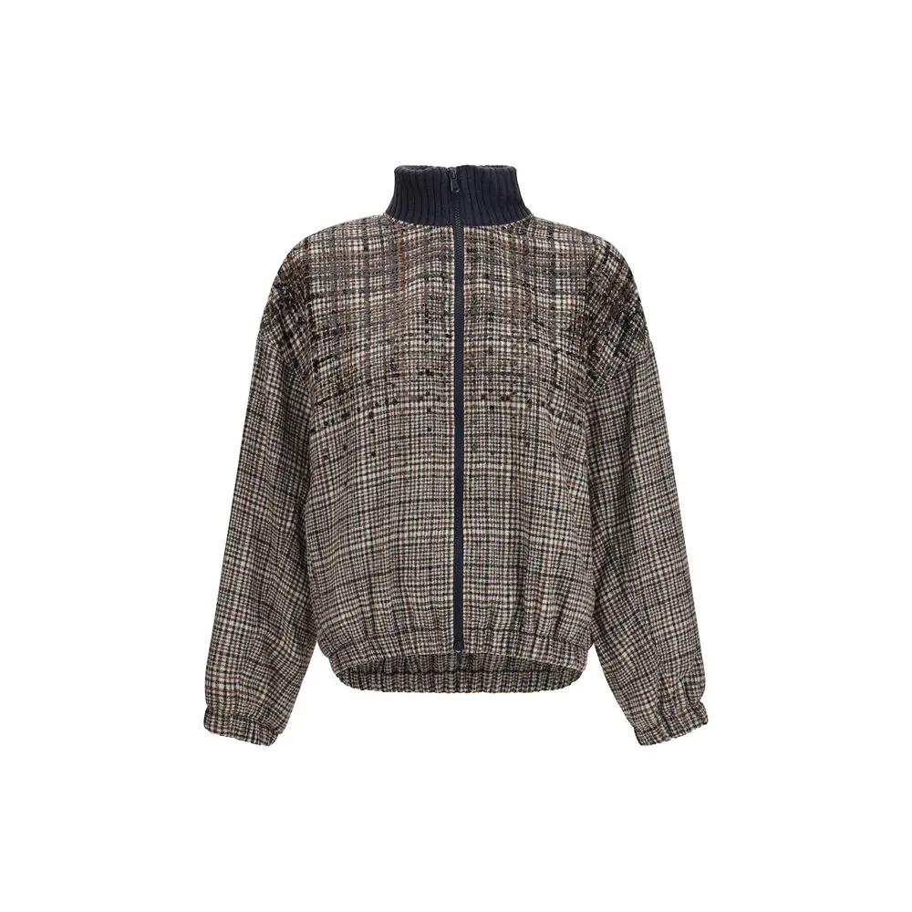 Brunello Cucinelli Sample Sale | Brunello Cucinelli Beige Polyamide Full-Length Jacket - | Designer outlet