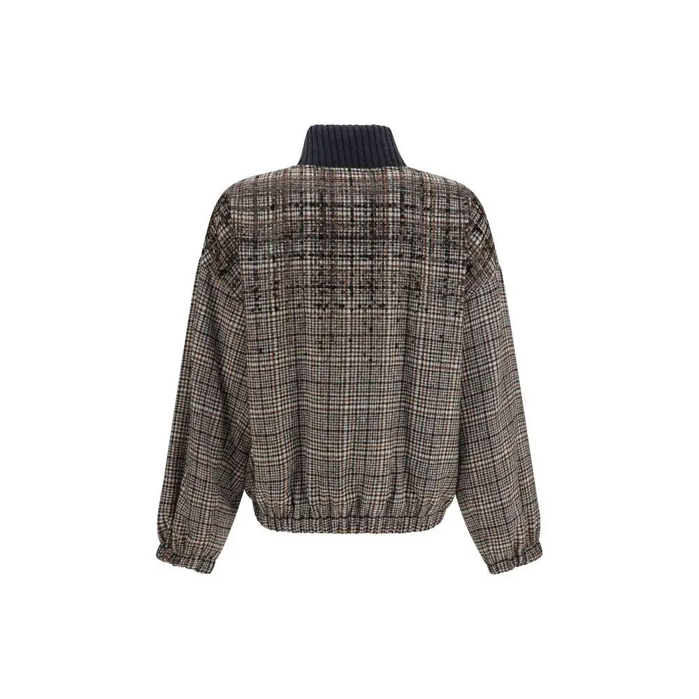 Brunello Cucinelli Sample Sale | Brunello Cucinelli Beige Polyamide Full-Length Jacket - | Designer outlet