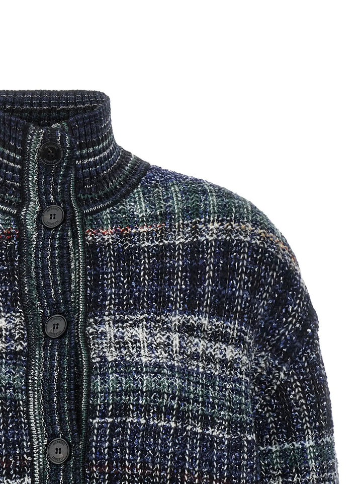 Missoni Sample Sale | Missoni Blue Wool Cardigan - | Designer outlet