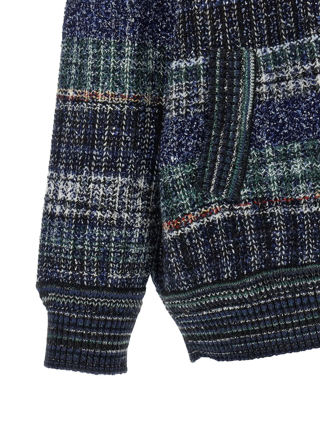 Missoni Sample Sale | Missoni Blue Wool Cardigan - | Designer outlet
